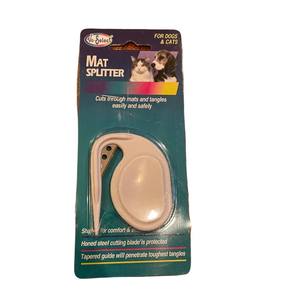 Vo-Toys Dog Deluxe Blade Demat De Mat Splitter Cat Pet 2.5" VIP Open Knot Cutter - Picture 1 of 1